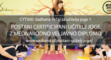ŠOLA JOGE: Tečaj za učitelja joge